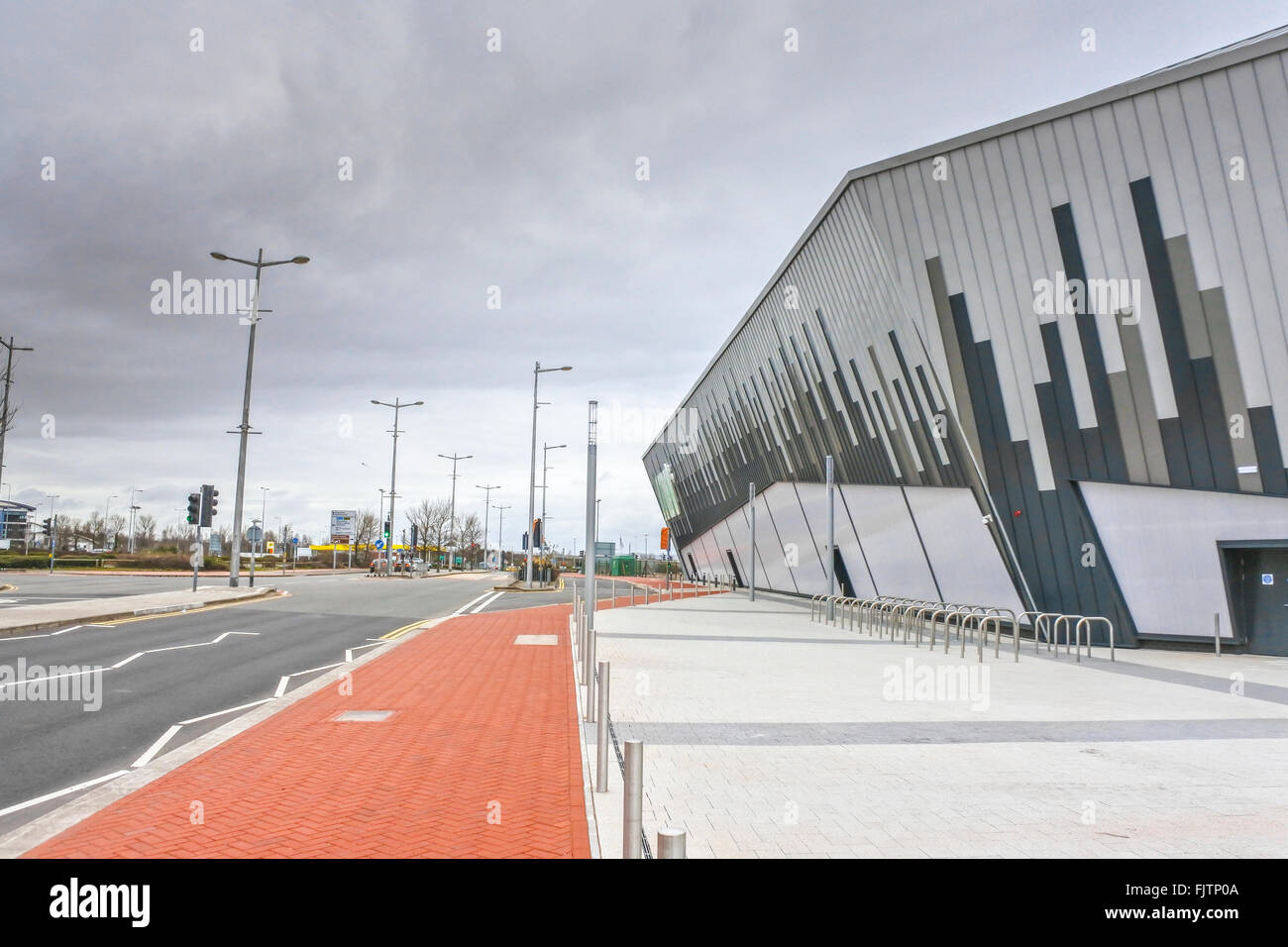 Cardiff Bay's brandneues Ice Arena Wales Stadion März 2015 PHILLIP ROBERTS Stockfoto