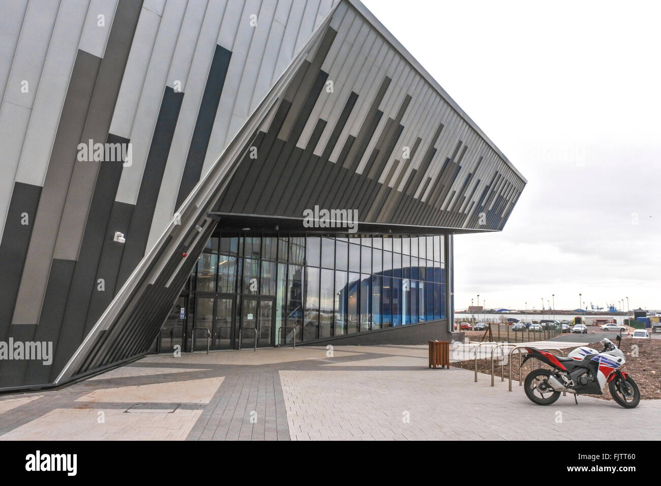 Cardiff Bay's brandneues Ice Arena Wales Stadion März 2015 PHILLIP ROBERTS Stockfoto