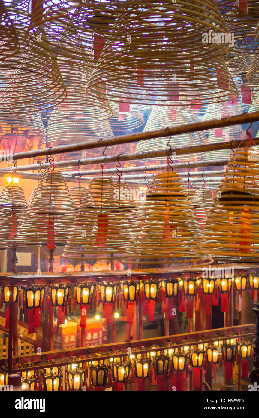 Man Mo Tempel Stockfoto