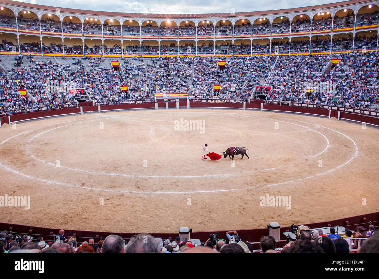 Las Ventas Stierkampfarena, Madrid, Spanien Stockfoto