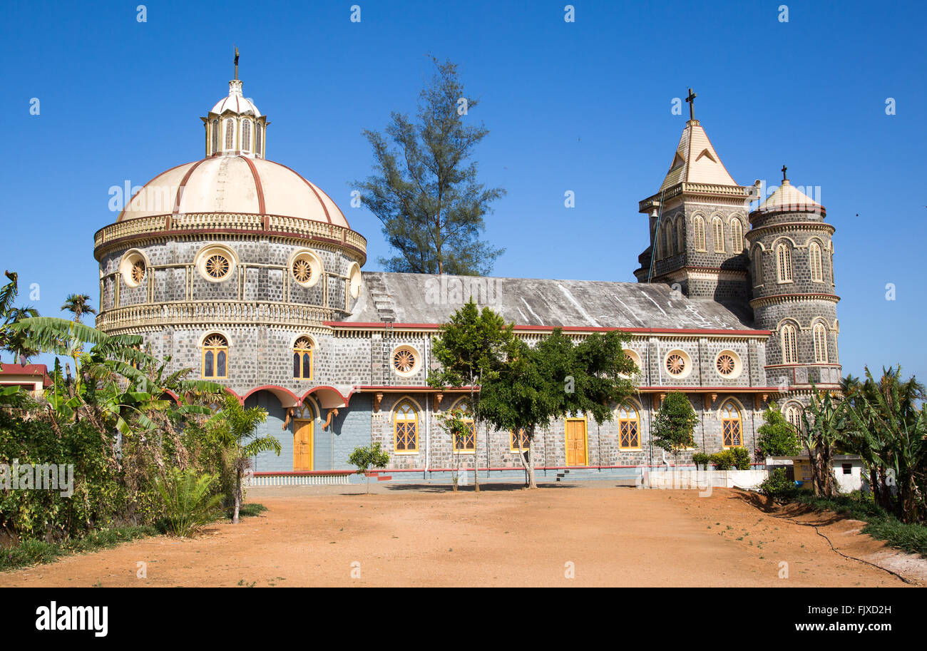 St. Marien Kirche Kanjirapally Kerala Indien Stockfoto
