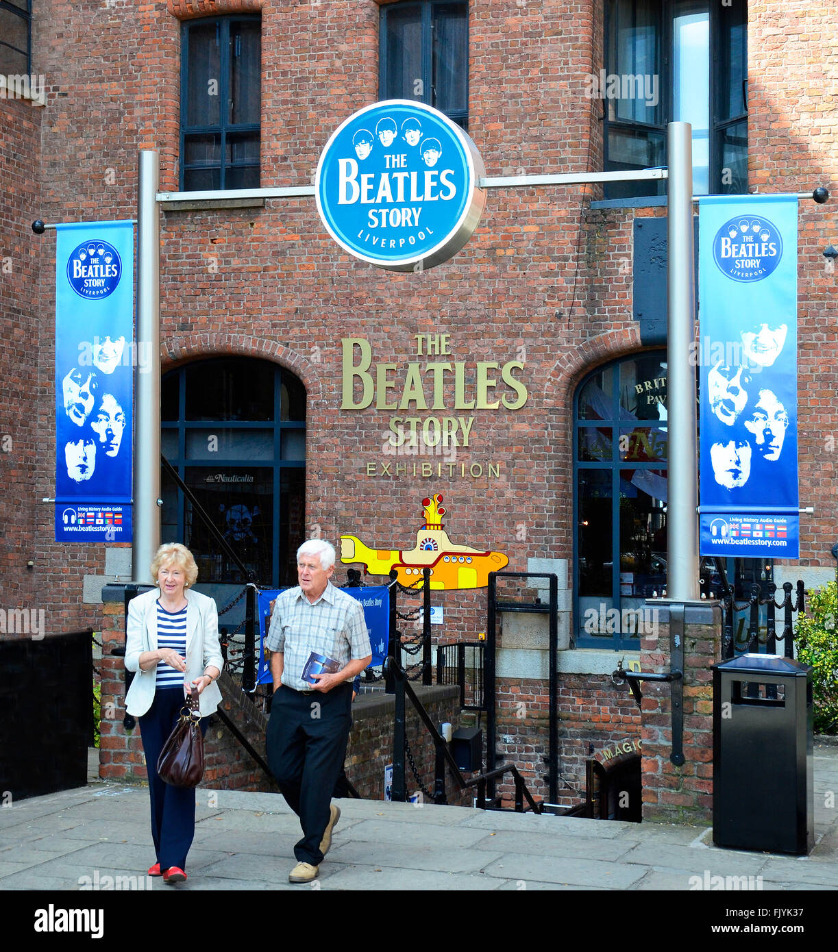 Das Beatles Story Museum am Albert Dock Komplex in Liverpool, England, UK Stockfoto