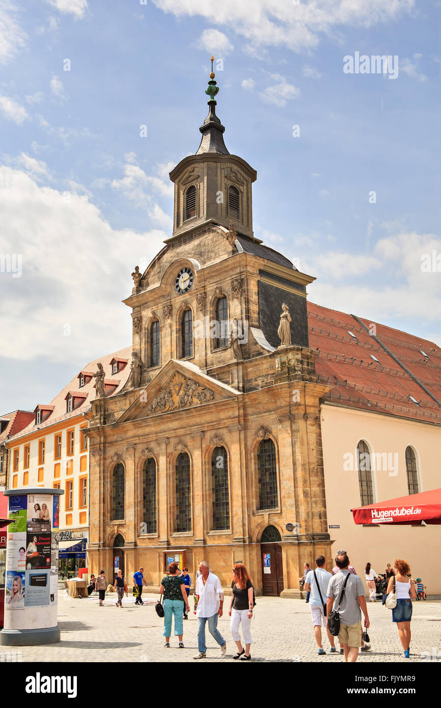 BAYREUTH, Deutschland - ca. Juli 2012: Stadt während der Richard-Wagner-Festival in Bayreut, Deutschland am Juli 2012. Stockfoto