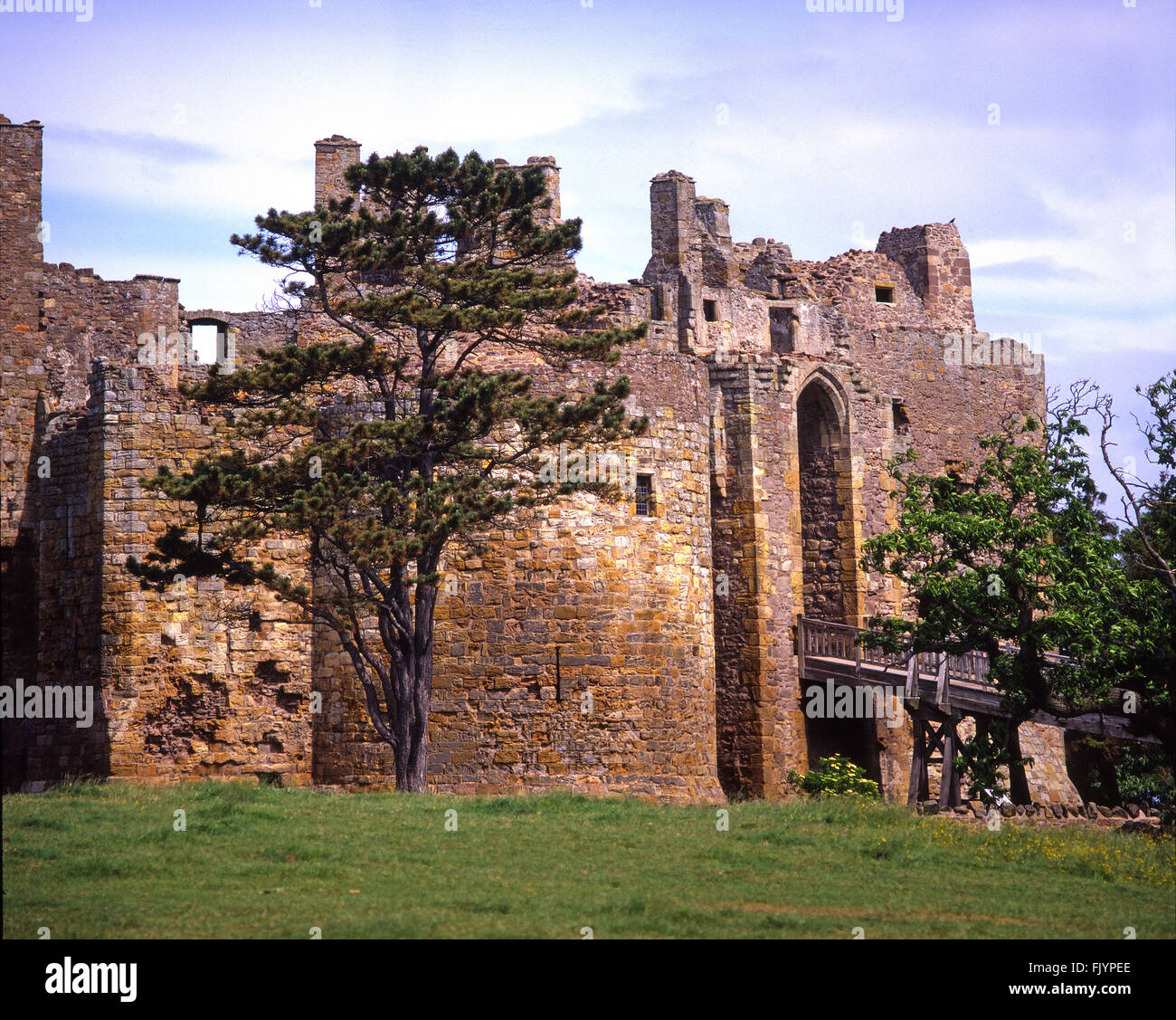 Dirleton Castle, East Lothian, Schottland Stockfoto