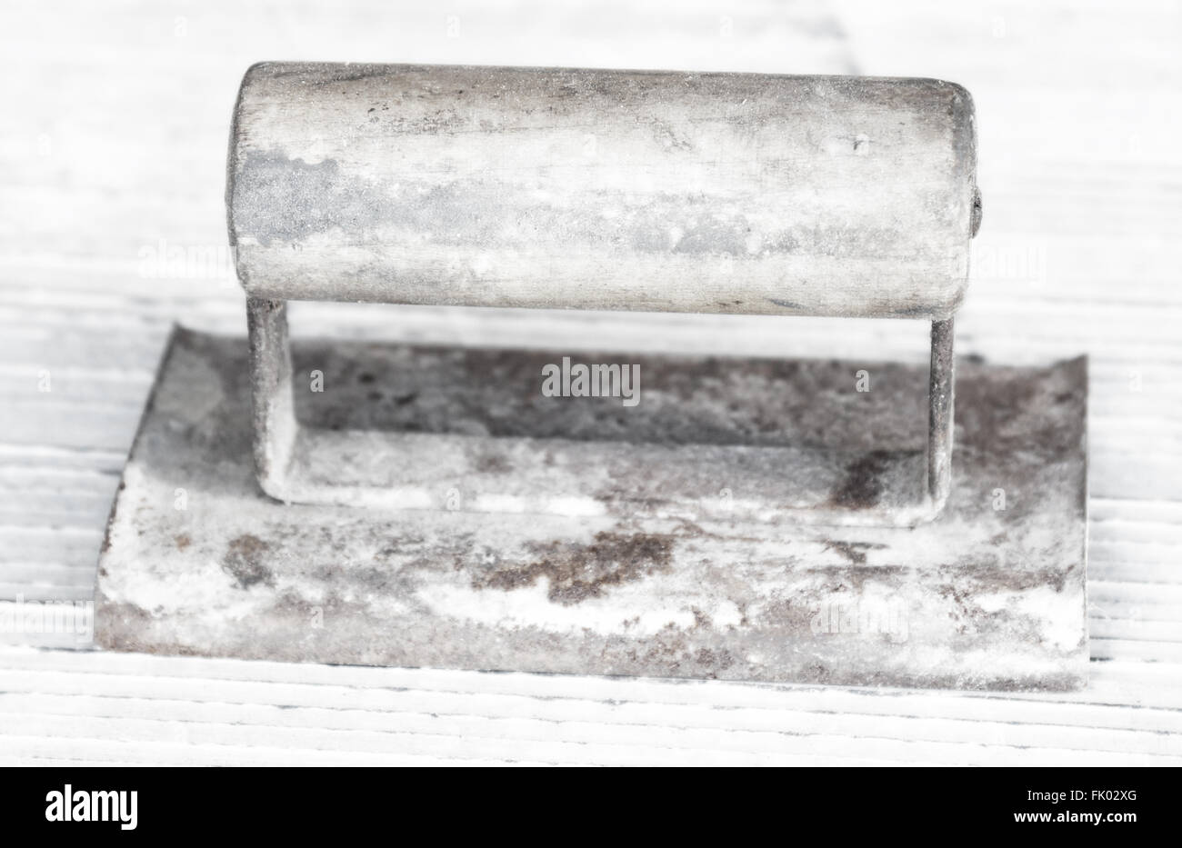 Ein altes Werkzeug gefunden In einem Master-Kachel Pro Workshop Stockfoto