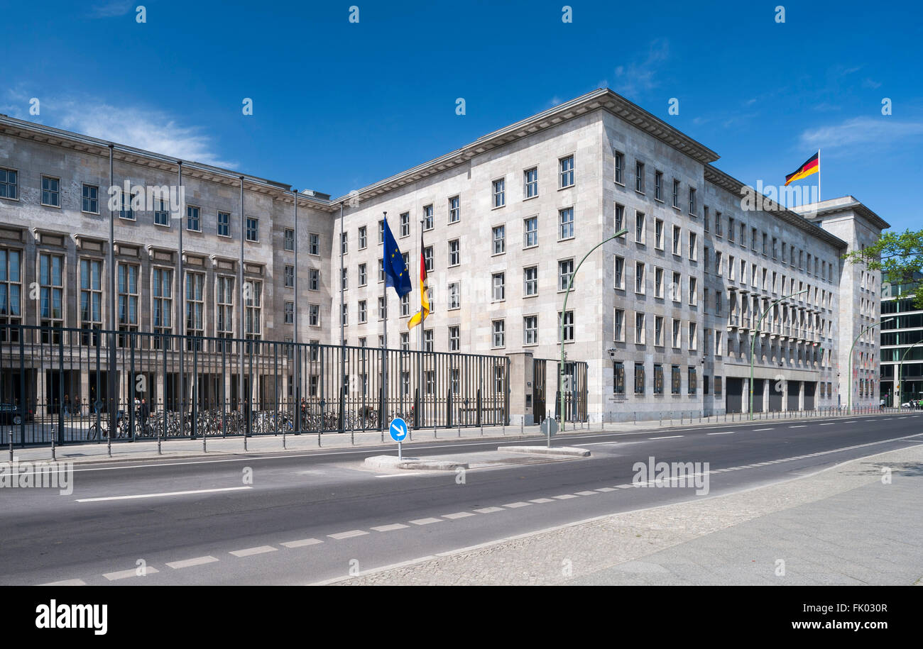 Bundesministerium der Finanzen, als das Reichsluftfahrtministerium 1936 eröffnet der Architekt Ernst Sagebiel, NS-Regime erste Stockfoto