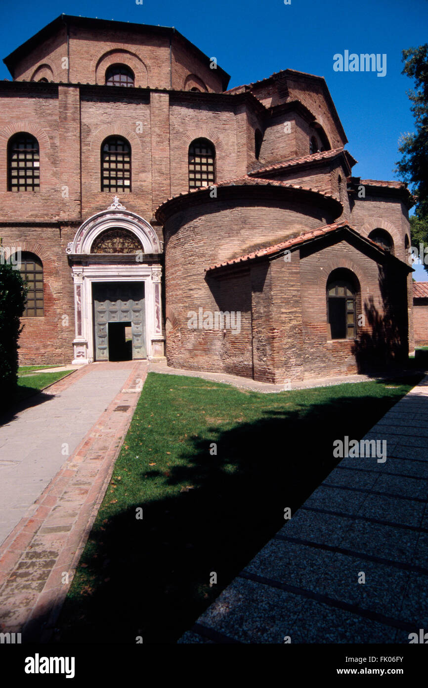 Italien, Emilia Romagna, Ravenna, San Vitale Basilika Stockfoto