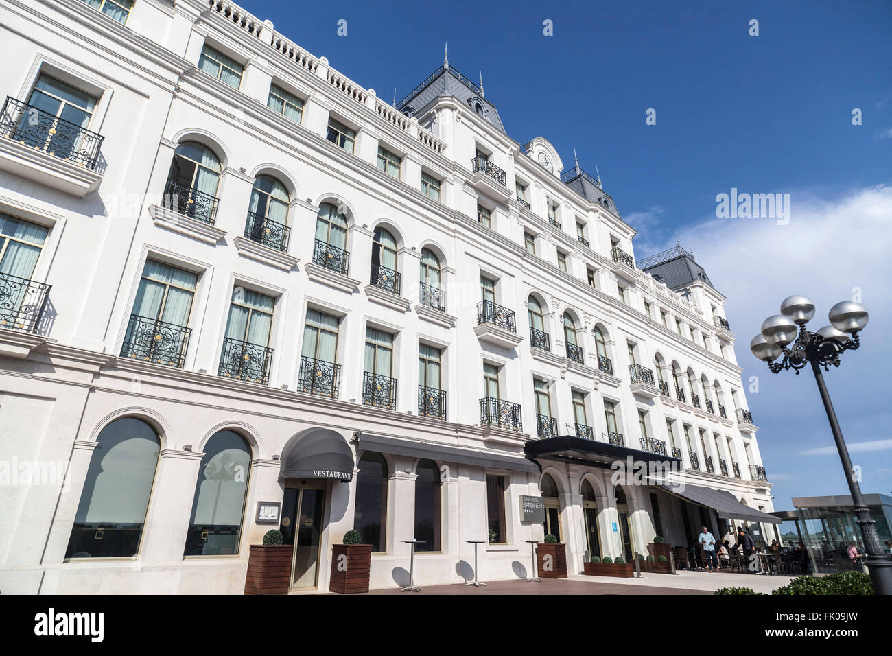 Gran Hotel Sardinero.Santander. Stockfoto