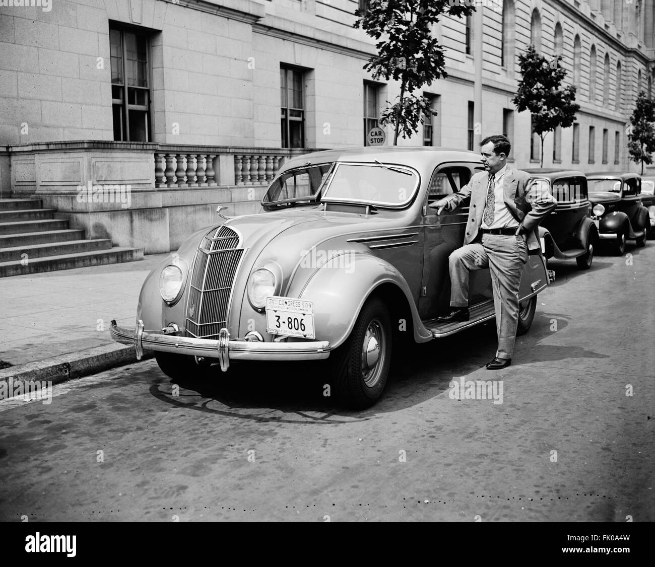 Huey P. Long, US-Senator von Louisiana und ehemaligen Louisiana Gouverneur, Portrait, Washington DC, USA, ca. 1935.jpg Stockfoto
