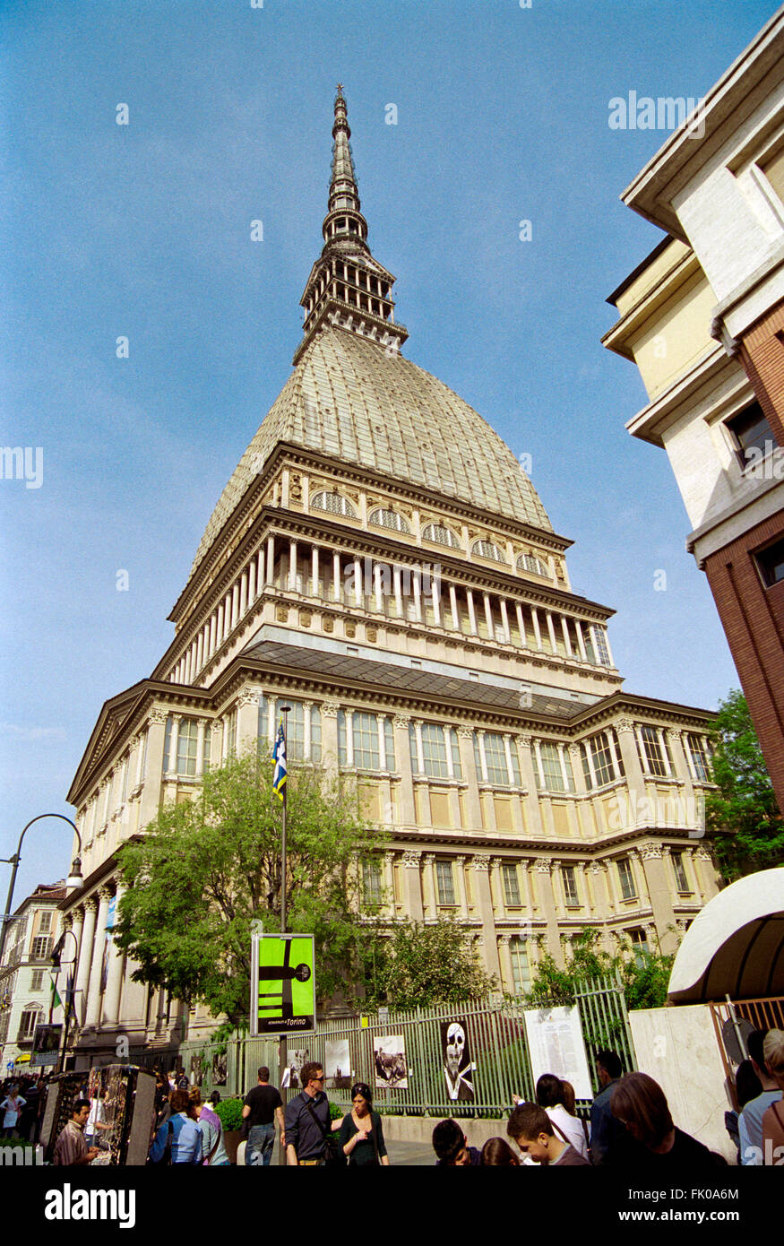 Italien, Piemont, Turin, Mole Antonelliana, Filmmuseum. Stockfoto