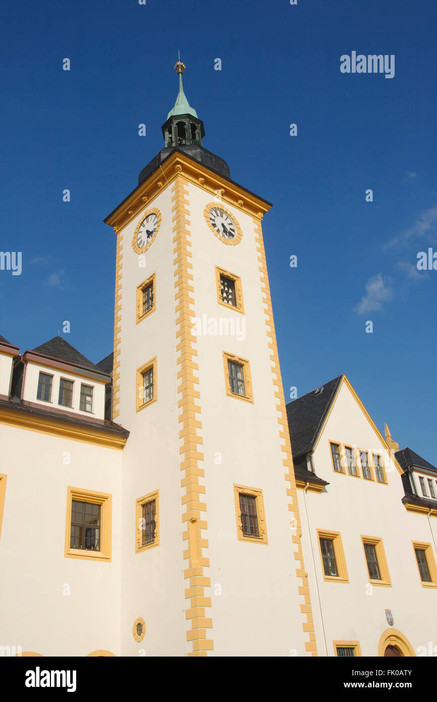 Rathaus (Rathaus) von Freiberg, Sachsen, Deutschland Stockfoto