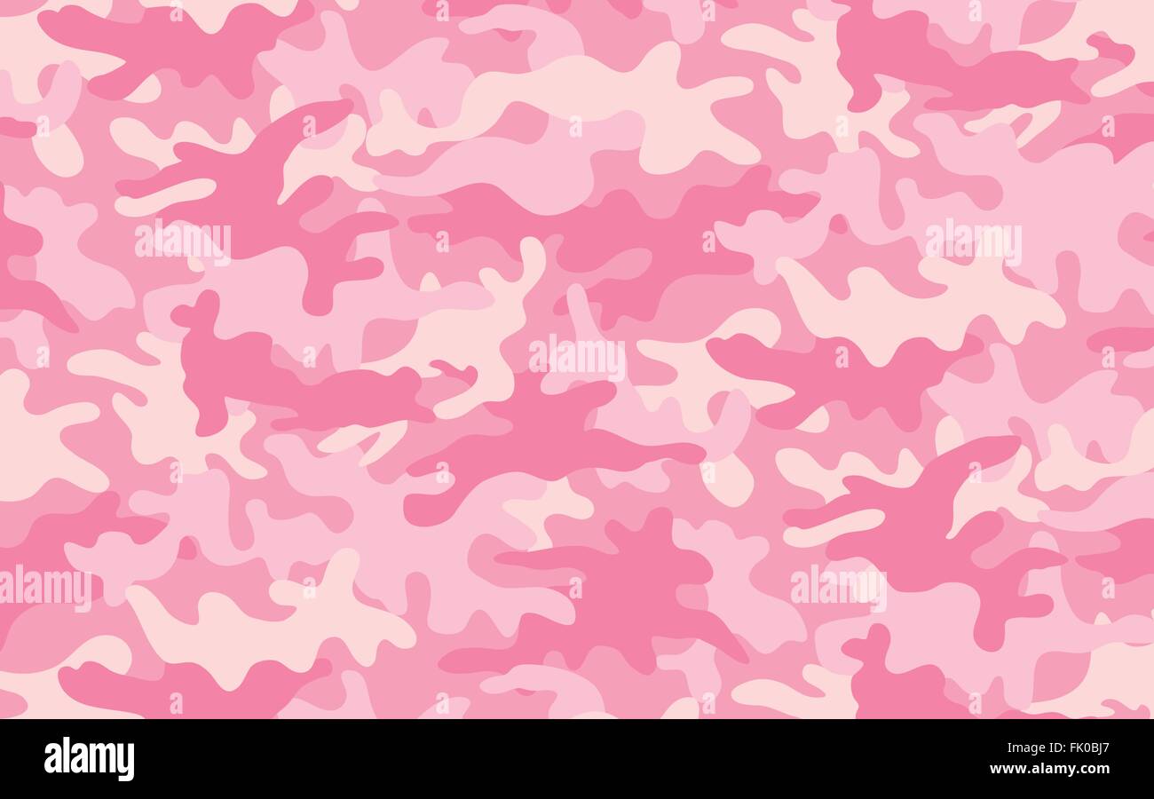 Girly Camo Stock Vektor