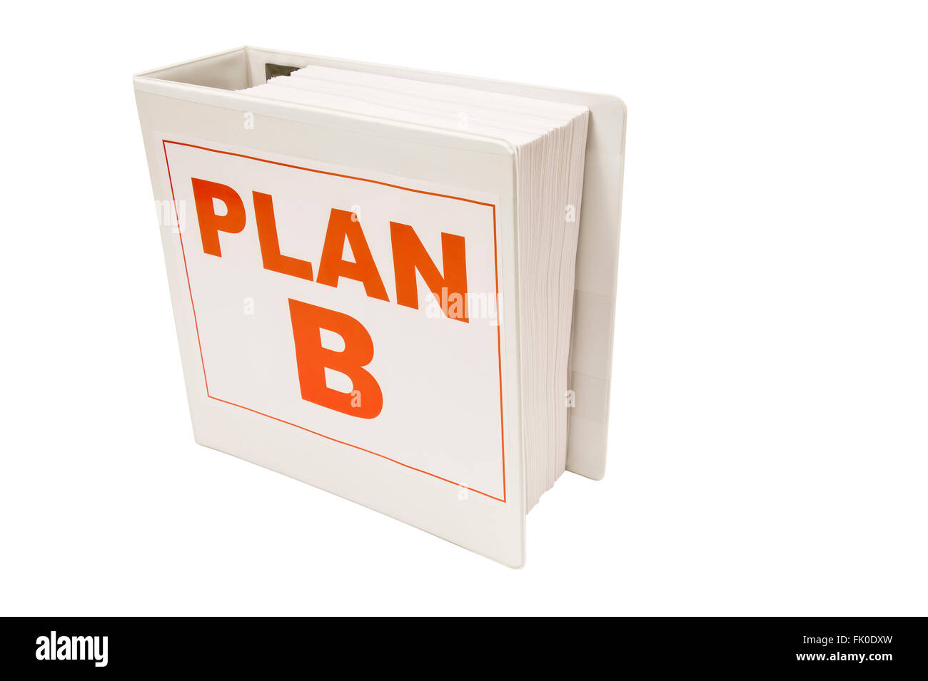 Plan B Stockfoto