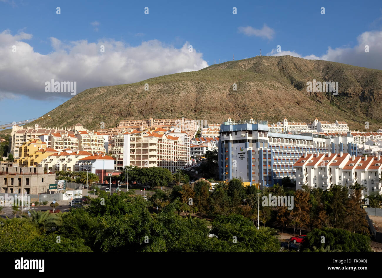 Los Cristianos, Kanarischen Insel Teneriffa, Spanien Stockfoto