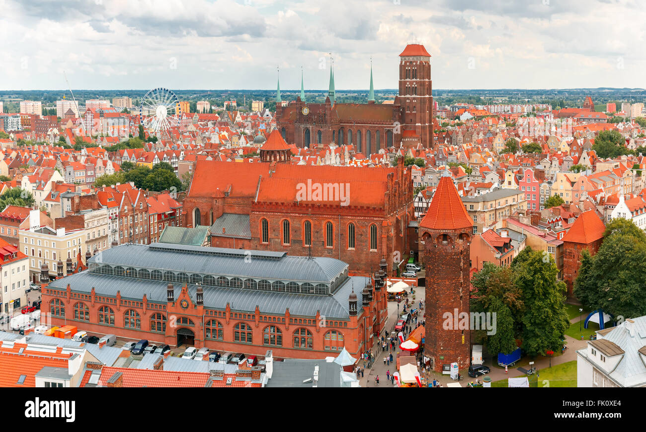 St. Maria Kirche in Danzig, Polen Stockfoto