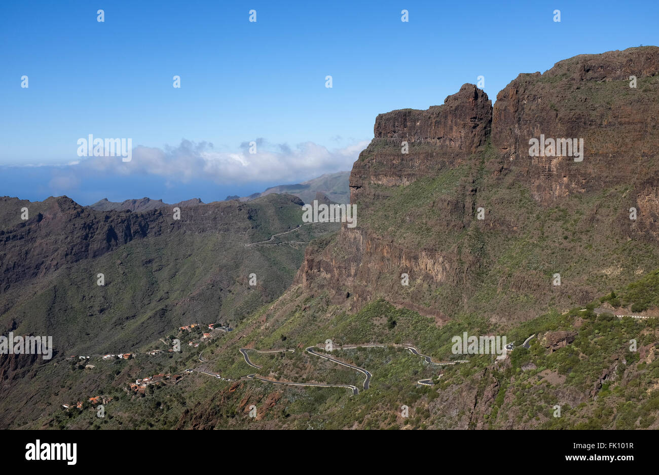 Masca, Kanarische Inseln-Teneriffa, Spanien Stockfoto