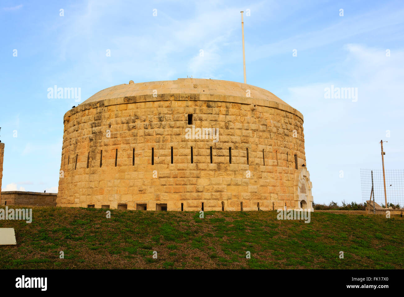 Tigne Fort, Sliema, Valletta, Malta. Stockfoto