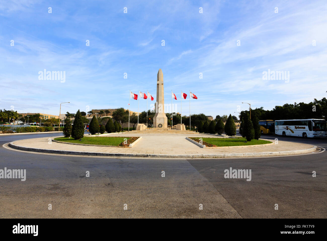 Krieg-Denkmal, Floriana, Valletta, Malta Stockfoto