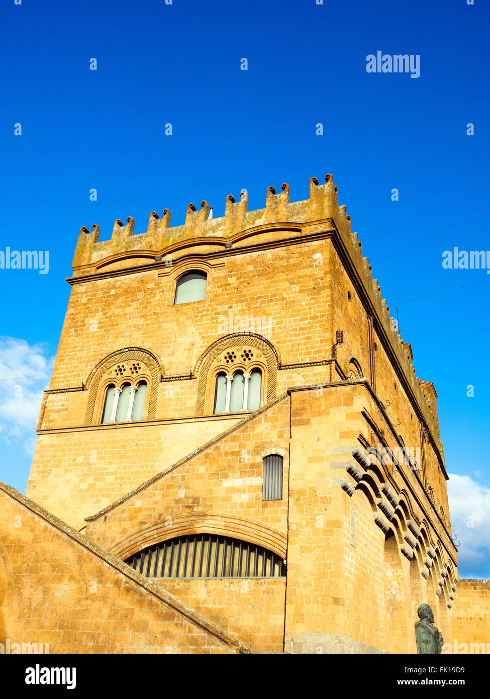 Palazzo del Popolo - Orvieto, Italien Stockfoto