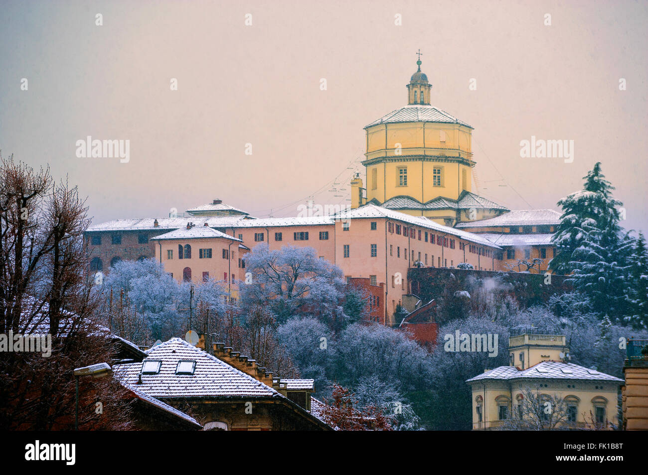 Turin, Italien. 5. März 2016. Italien Piemont Turin Monte dei Cappuccini, Kirche von Santa Maria del Monte Credit: wirklich Easy Star/Alamy Live News Stockfoto