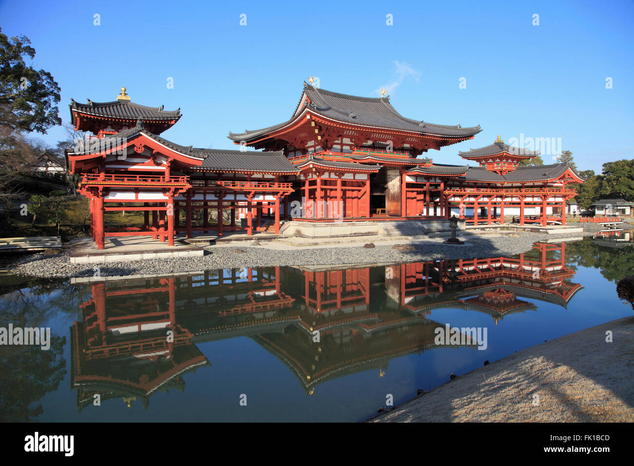 Japan, Uji, Byodo-in Tempel, Phoenix-Halle, Stockfoto