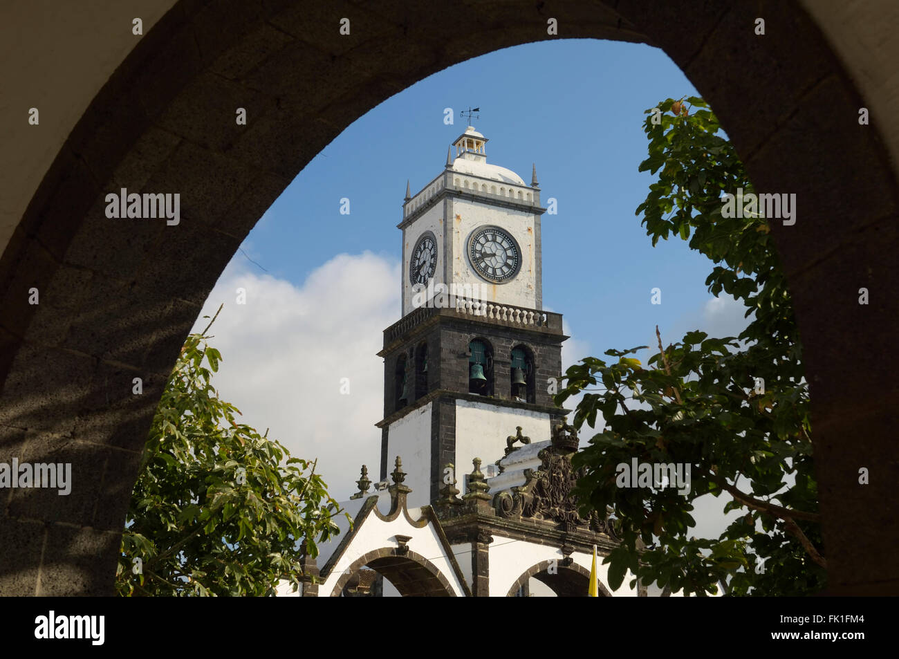 Ponta Delgada. São Miguel. Azoren. Portugal. Stockfoto