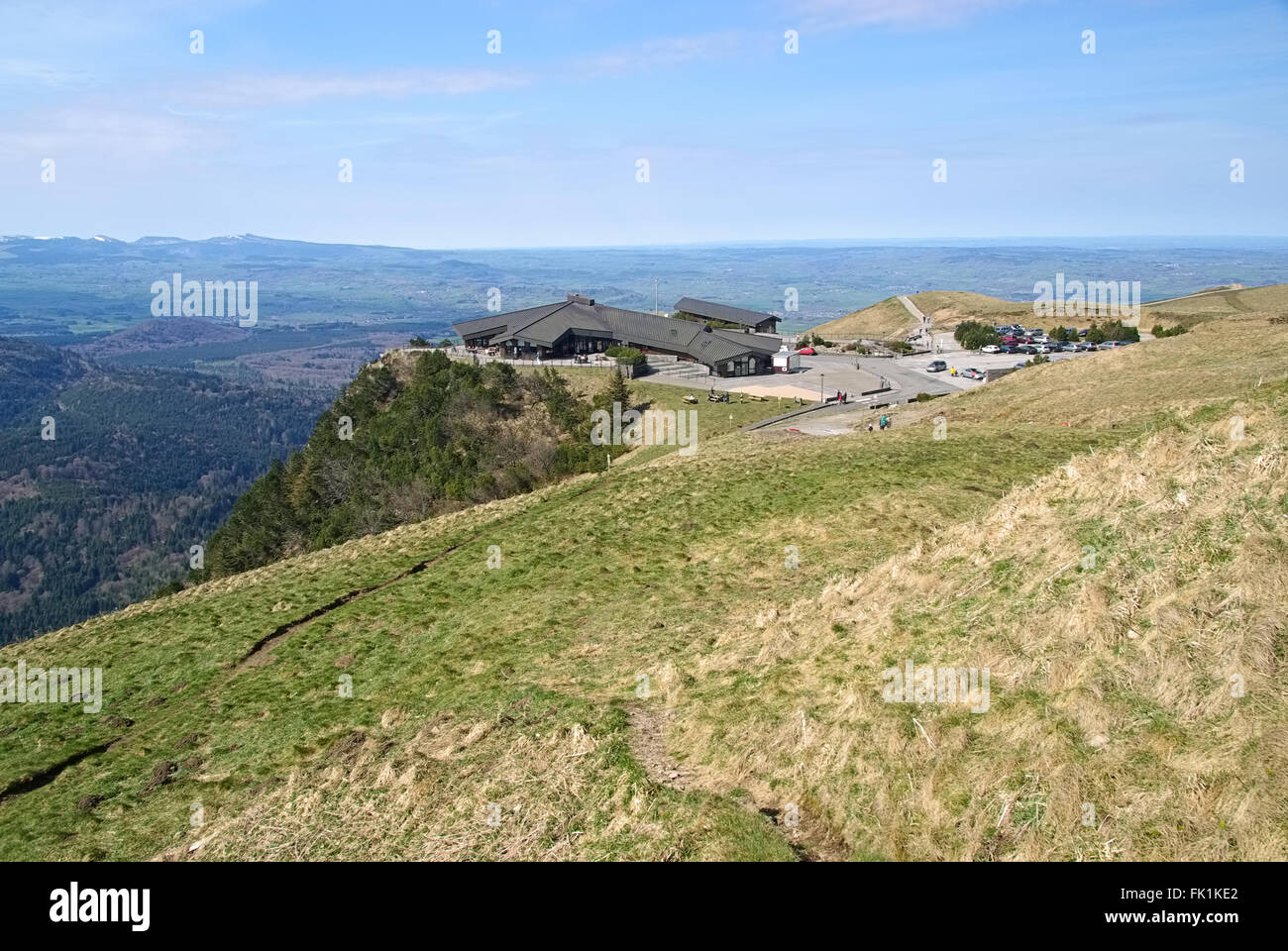 Puy de Dome wurde - Puy de Dome Berggipfel 04 Stockfoto