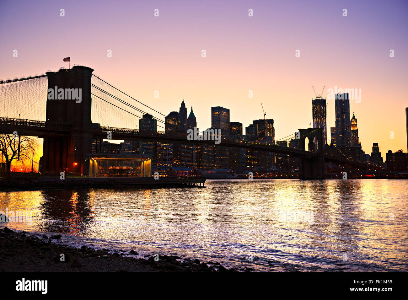 Luftaufnahme von Manhattan, New York City. USA. Stockfoto