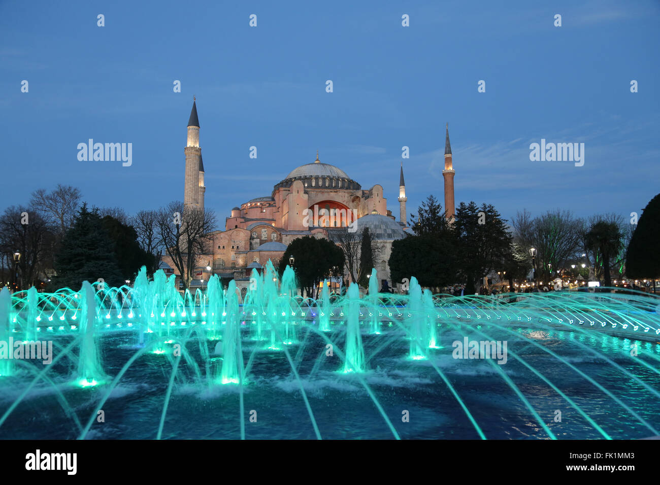 Hagia Sophia Museum in der Stadt Istanbul, Türkei Stockfoto