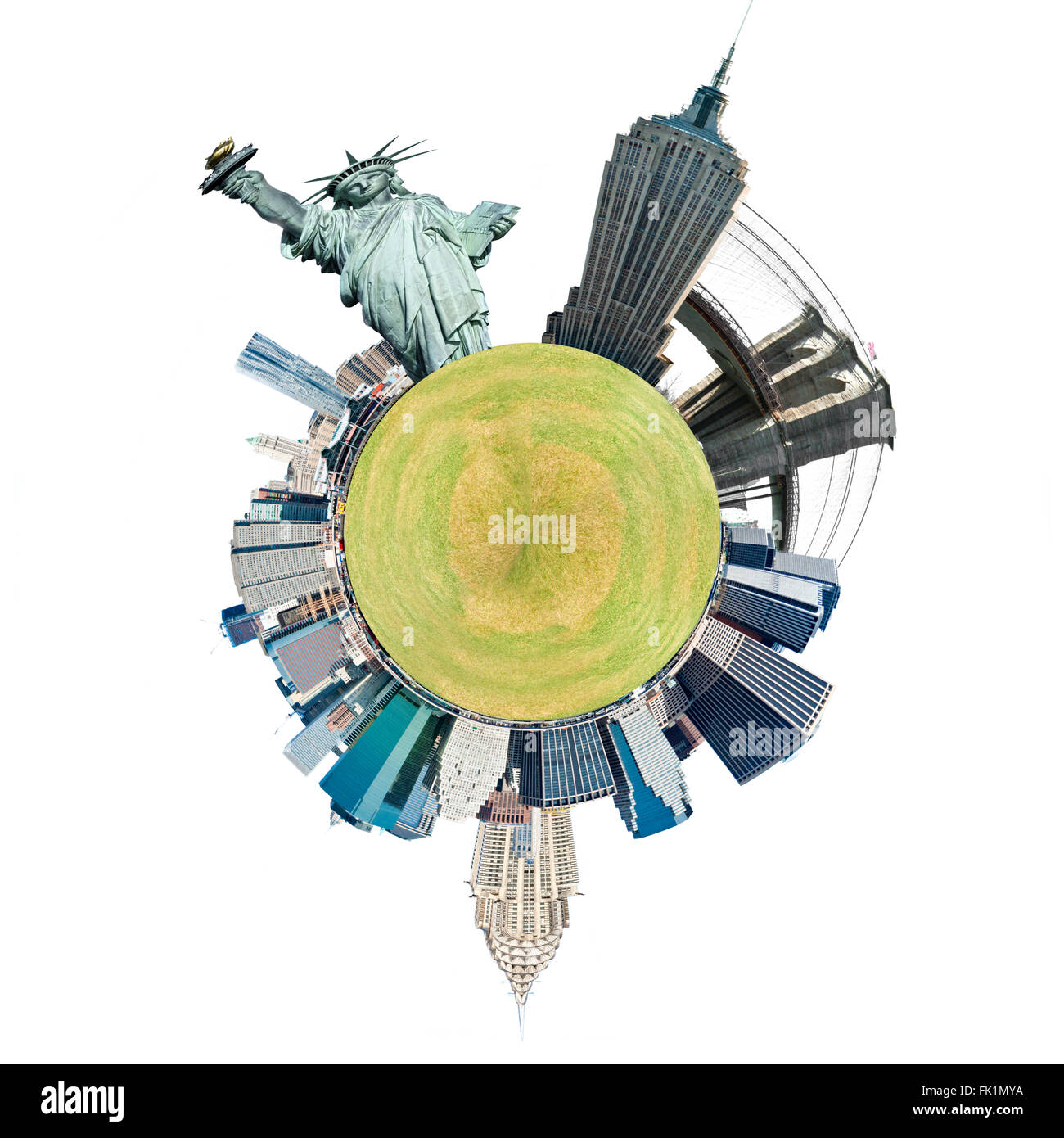 Amerikanisches Symbol - Statue of Liberty. New York, USA. Stockfoto