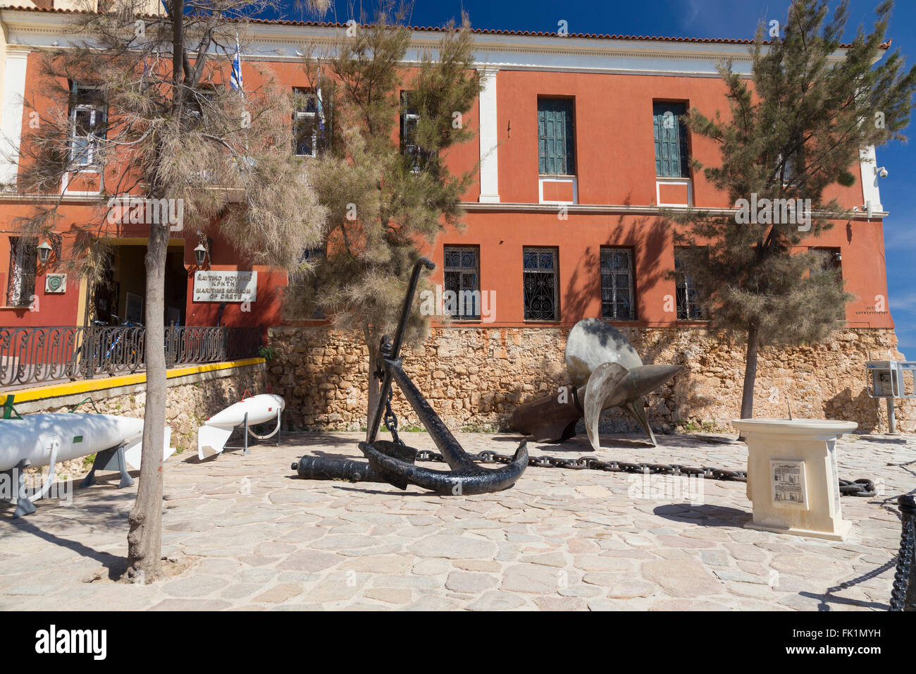 Maritime Museum, Chania, Kreta, Griechenland Stockfoto