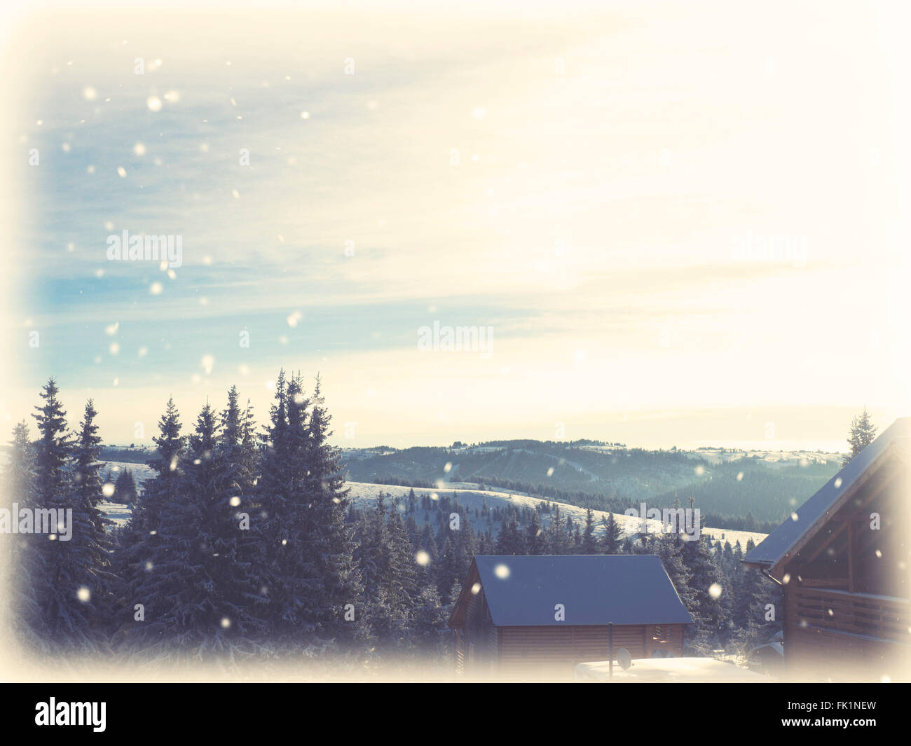 Winter Wonderland Stockfoto