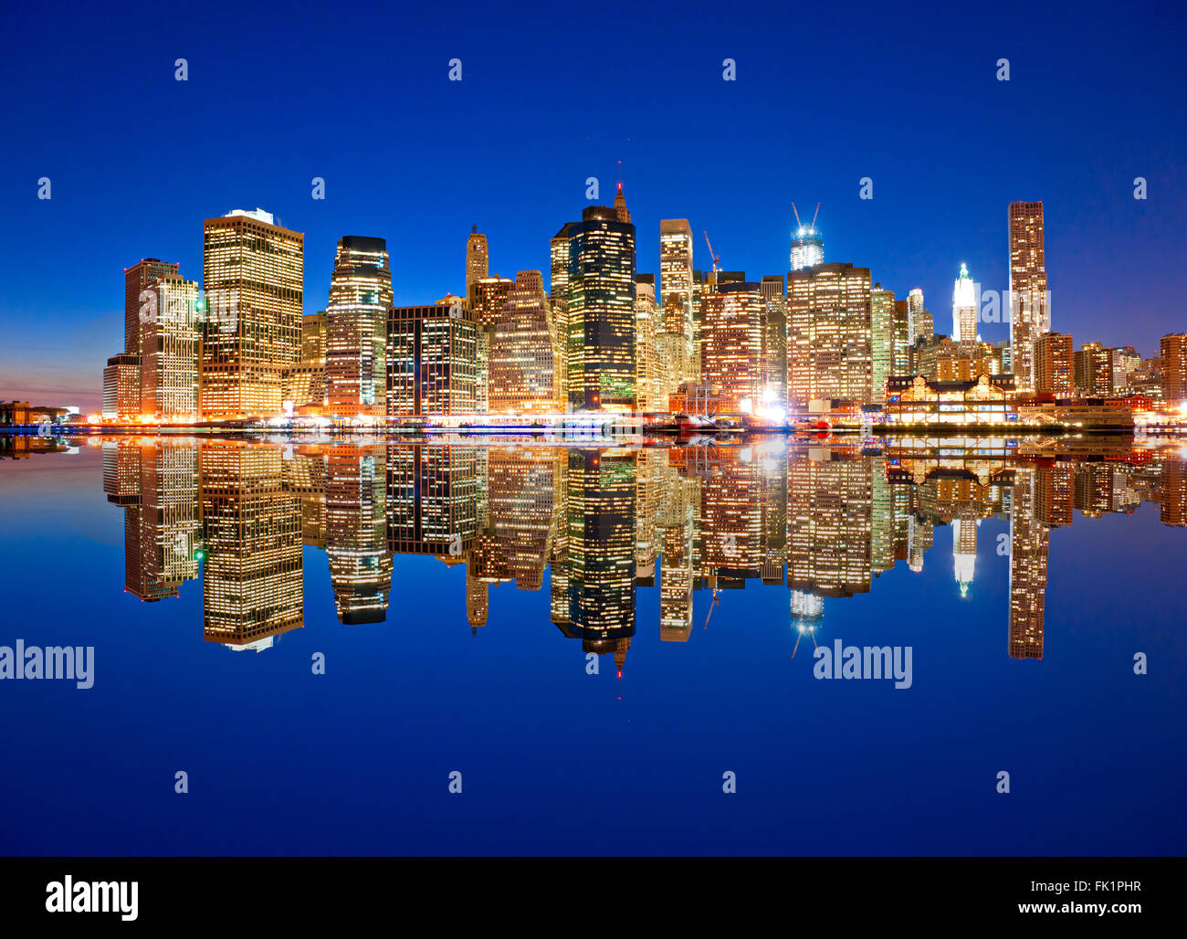 Luftaufnahme von Manhattan, New York City. USA. Stockfoto