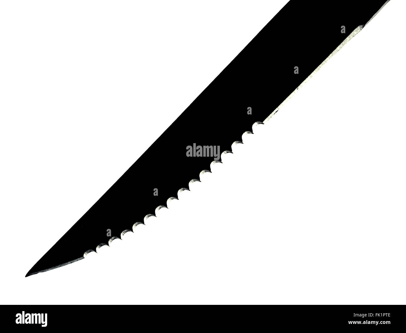 die Säge-schneidige Messer Stockfoto