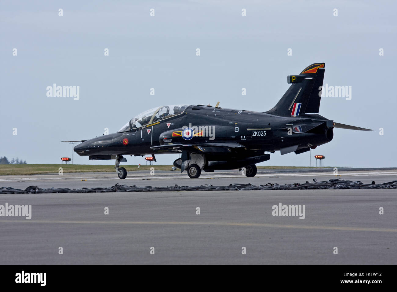 Hawk T.2 No.4(R) Squadron RAF Valley Stockfoto