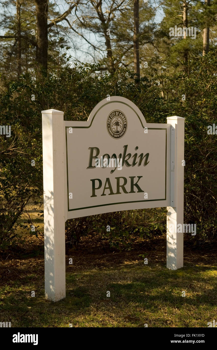 Boykin Park Camden, South Carolina USA Stockfoto