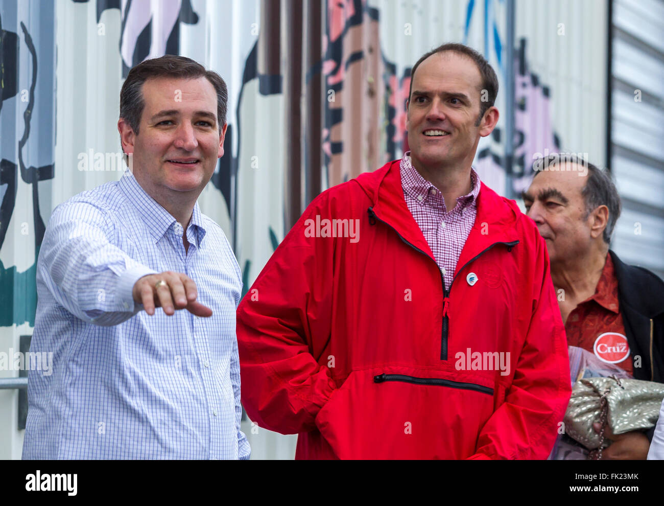 Ted Cruz auf Kampagne Veranstaltung. Stockfoto