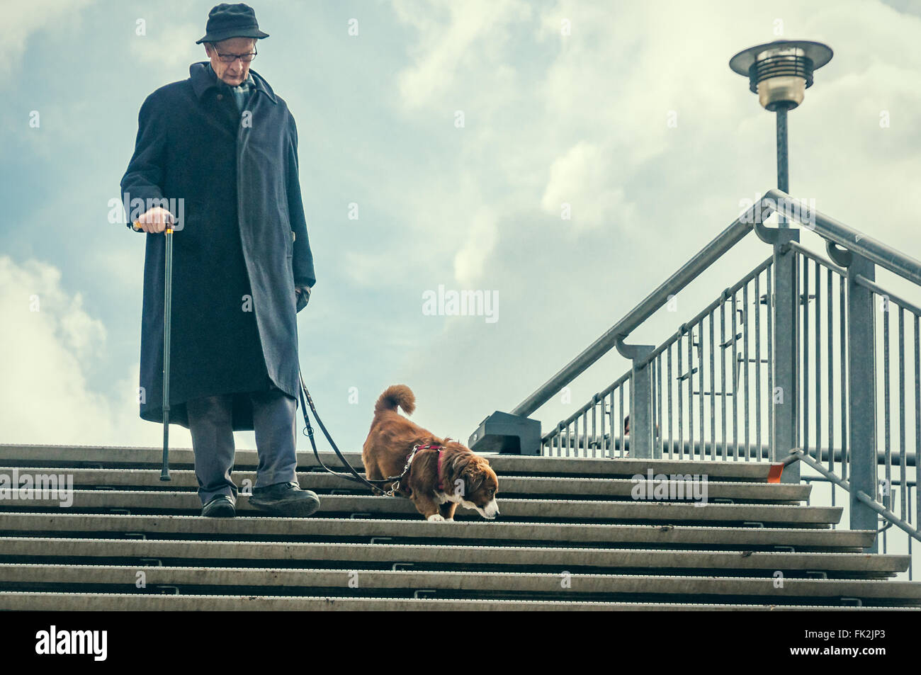 Alter Mann Stockfoto