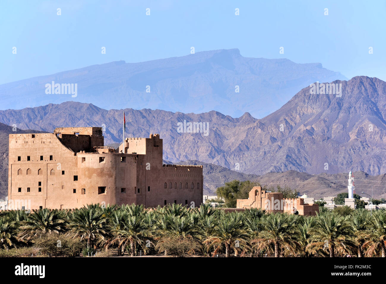 Festung Bahla, UNESCO-Welterbe, Sultanat von Oman Stockfoto