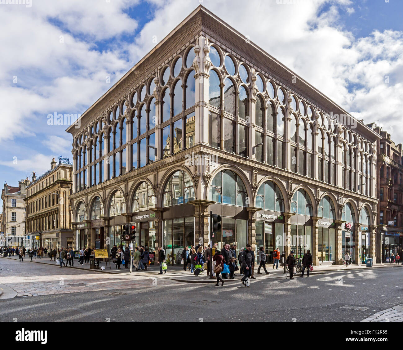 Das Ca' D'Oro Gebäude an der Ecke der Union Street und Gordon Street in Glasgow Schottland Stockfoto