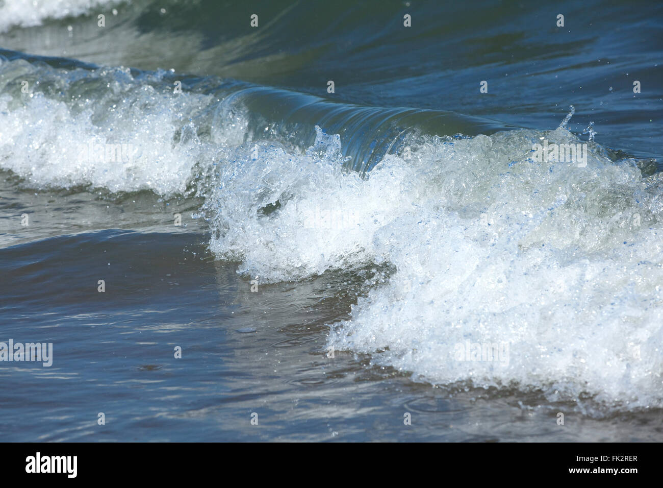 Wellen der Nordsee Stockfoto