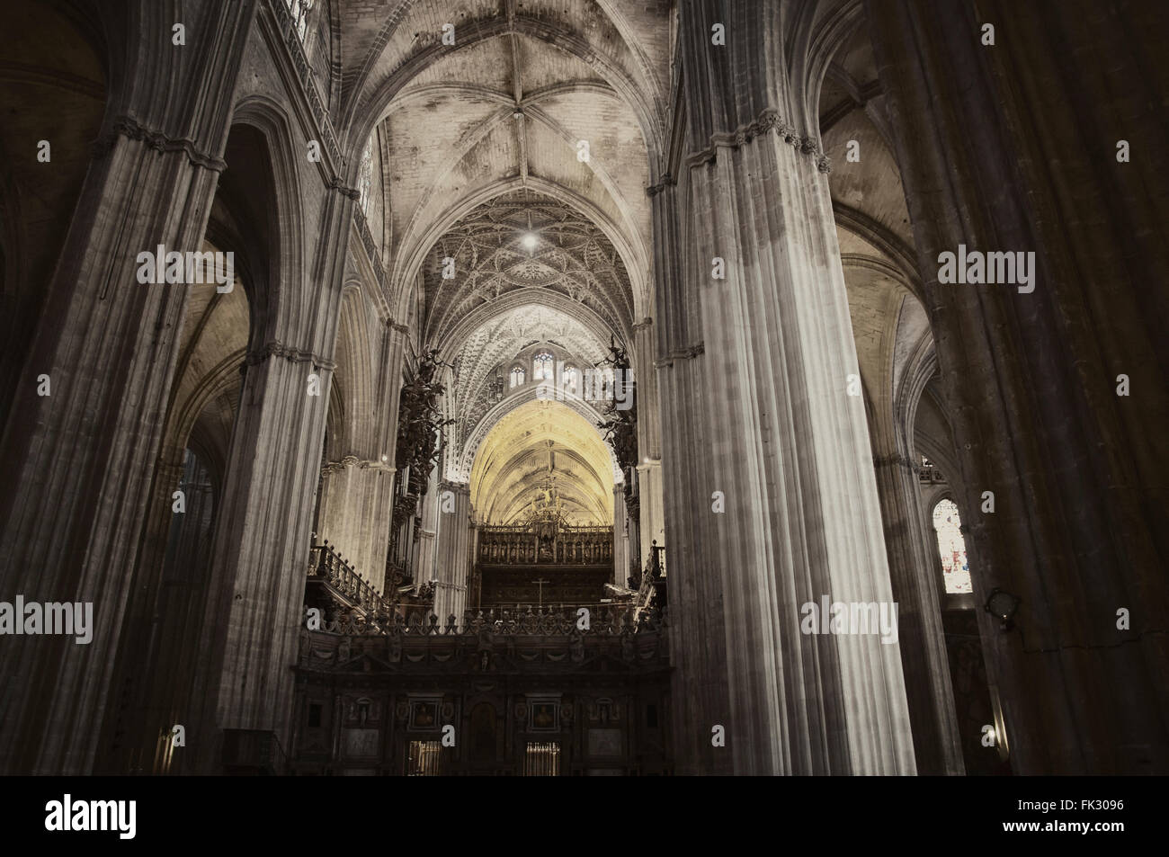 Kathedrale von Sevilla Stockfoto