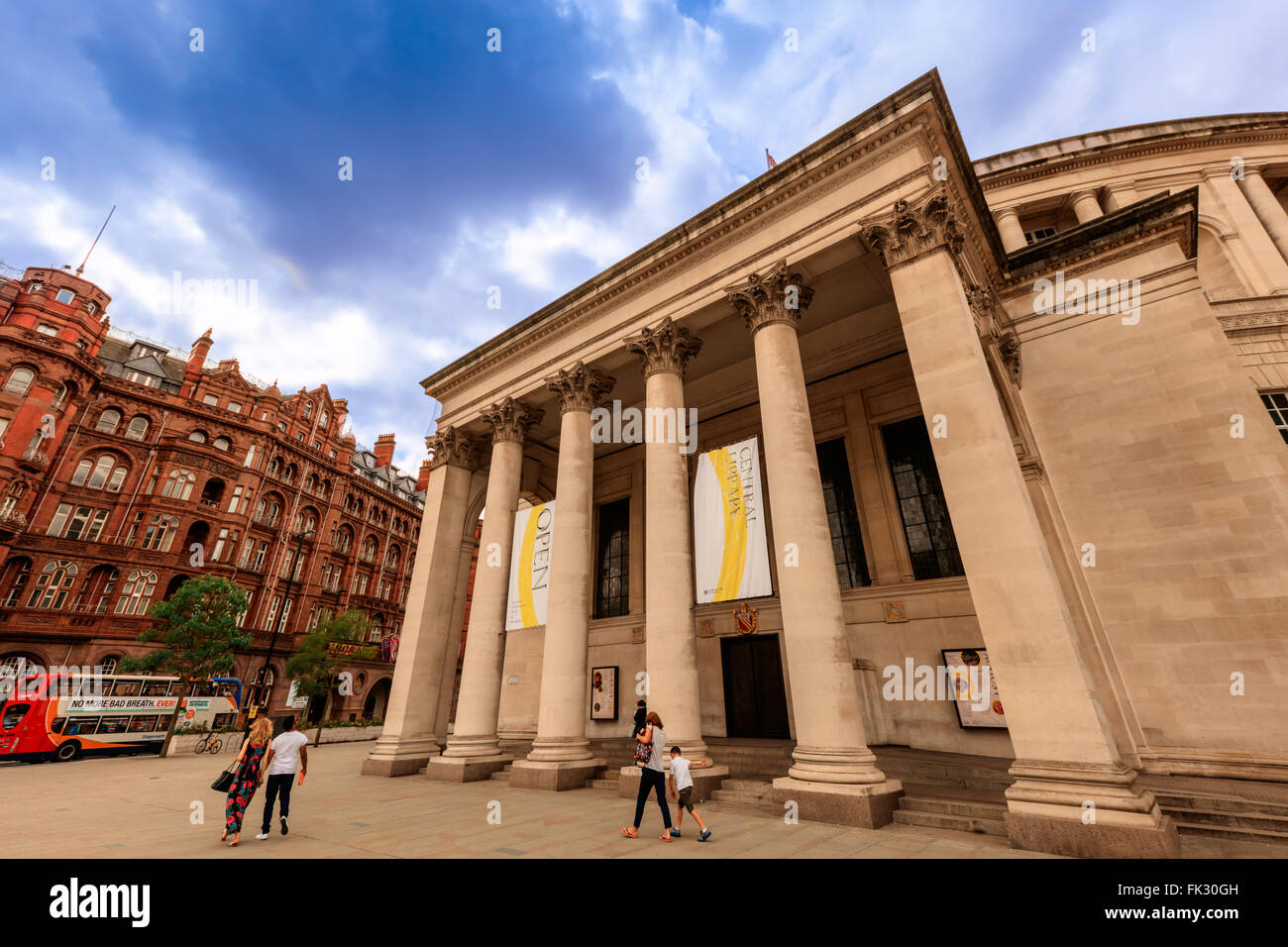 Manchester Central Library ist die zentrale Bibliothek und Informationsdienst der Stadt in Manchester, England. Stockfoto