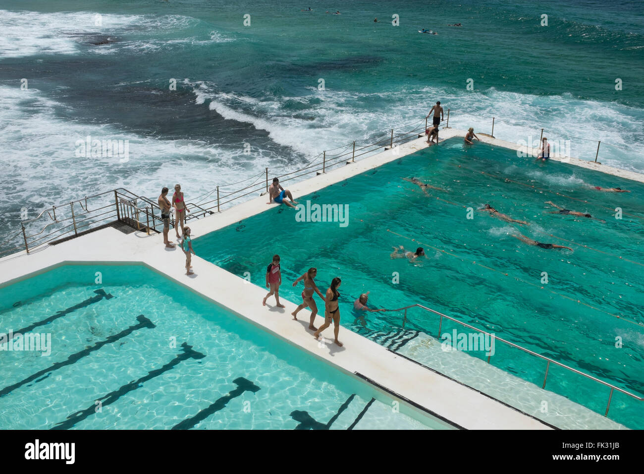 Bondi Icebergs Pool, Sydney, New South Wales, Australien Stockfoto