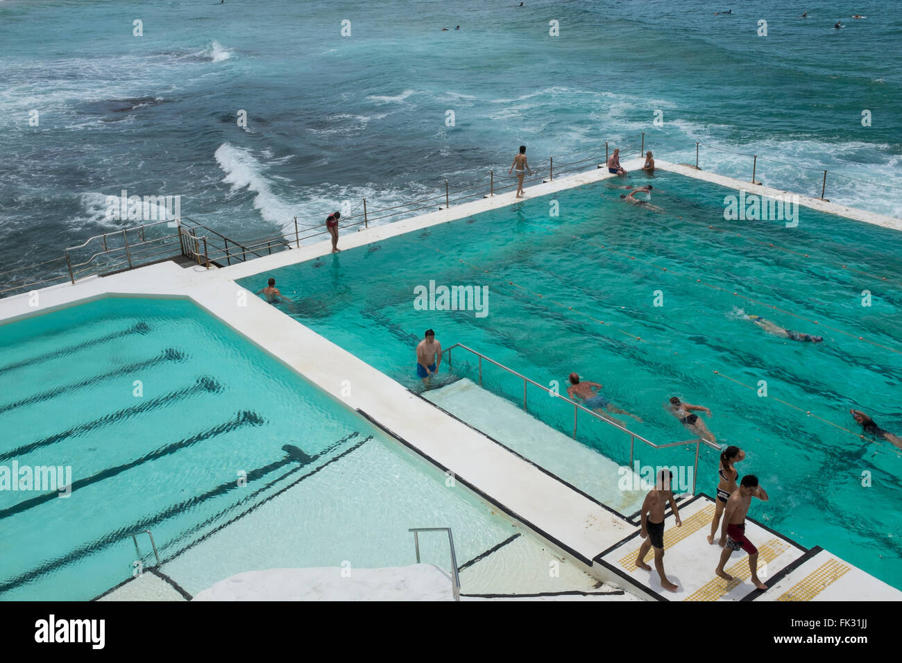 Bondi Icebergs Pool, Sydney, New South Wales, Australien Stockfoto