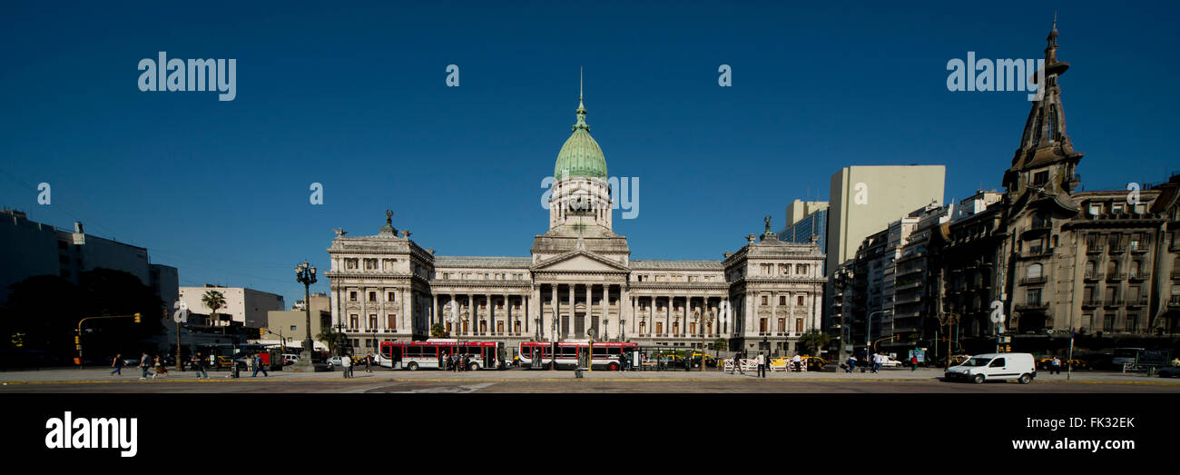der Palast des Nationalkongresses von Argentinien in Buenos aires Stockfoto