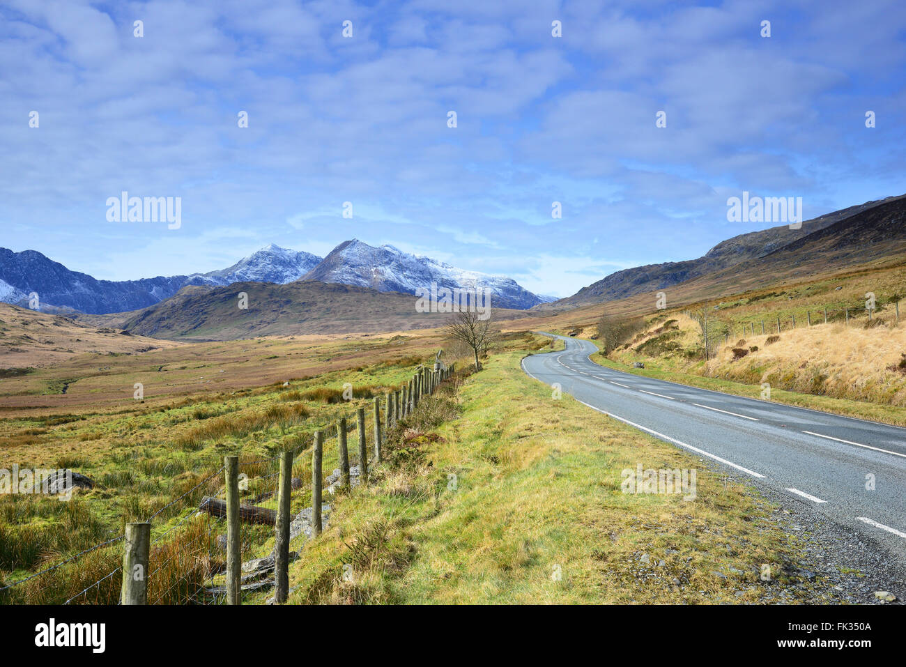 Snowdonia von Capel Curig Stockfoto