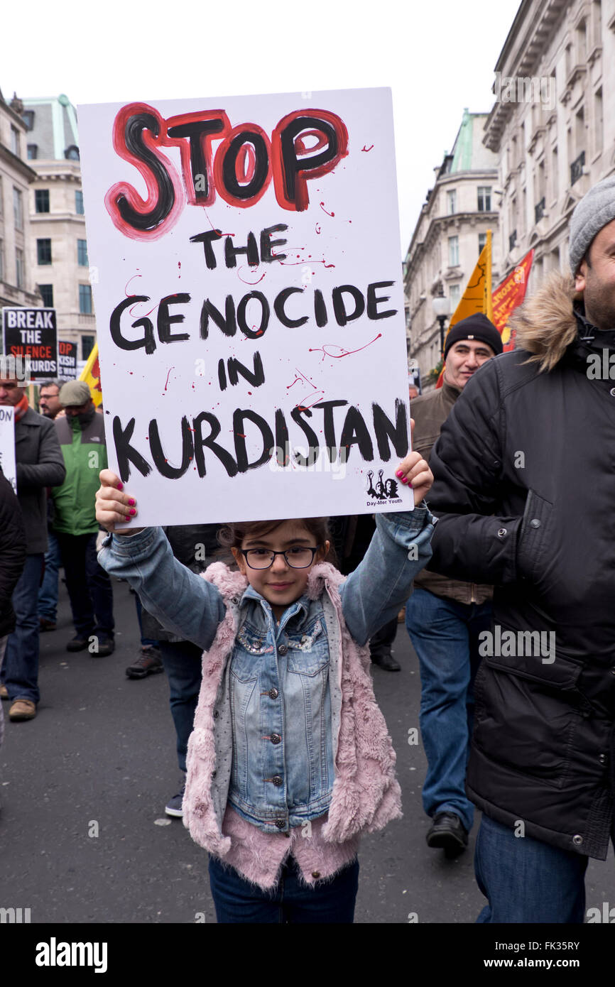 Kurden bitten die Regierung des Vereinigten Königreichs zu brechen ihre Stille und Stop Unterstützung türkischer Staat War auf Kurden & Ende Massenmord der kurdischen Stockfoto