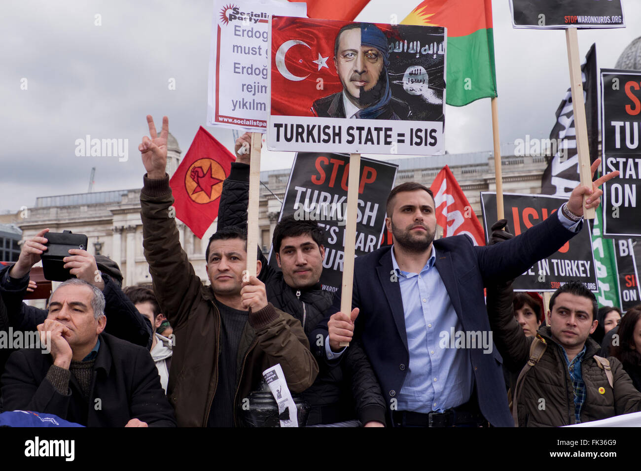 Kurden bitten die Regierung des Vereinigten Königreichs zu brechen ihre Stille und Stop Unterstützung türkischer Staat War auf Kurden & Ende Massenmord der kurdischen Stockfoto