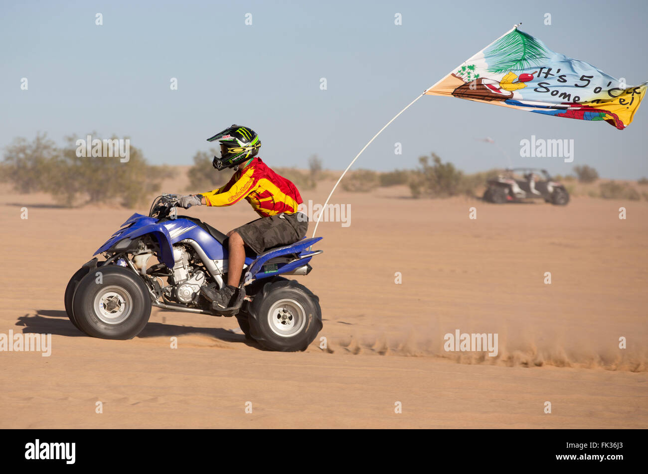 Imperial Sand Dunes Recreation Area, Kalifornien USA Stockfoto